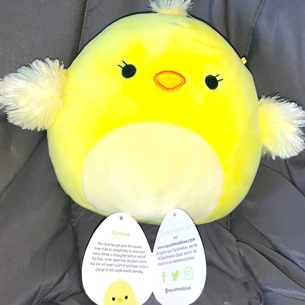 7” Yellow Aimee Chick Squishmallow